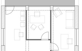 Spatiu de birouri - 3 camere - 67mp - Andrei Muresanu - Schiță 11