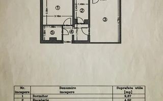)Apartamnet cu 2 camere 5 minute de Metrou Lujerului( Centrala Proprie) - Poză 4