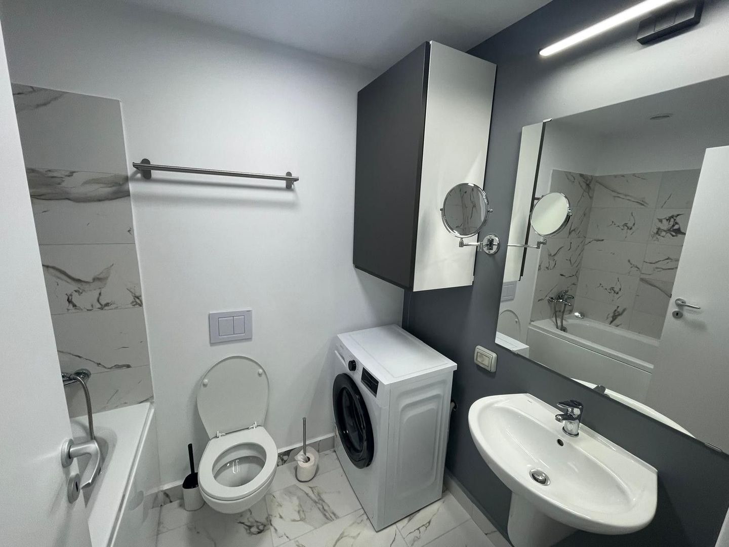 Apartament prima închiriere, bloc nou Buftea, la 25 de minute de Gara de Nord - Poză 12