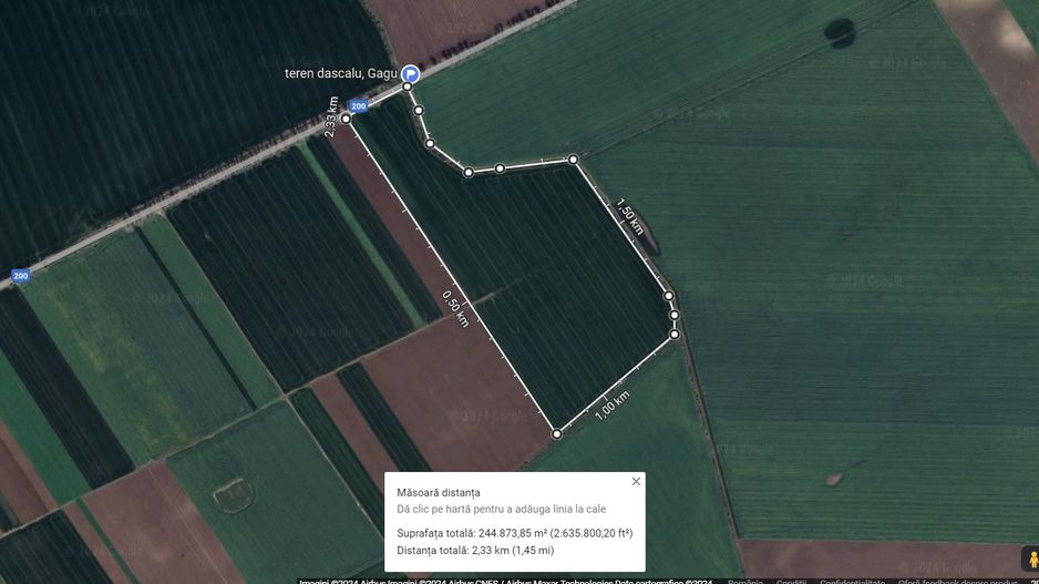 Teren 25.26ha Dascalu / DJ 200 - Poză 1