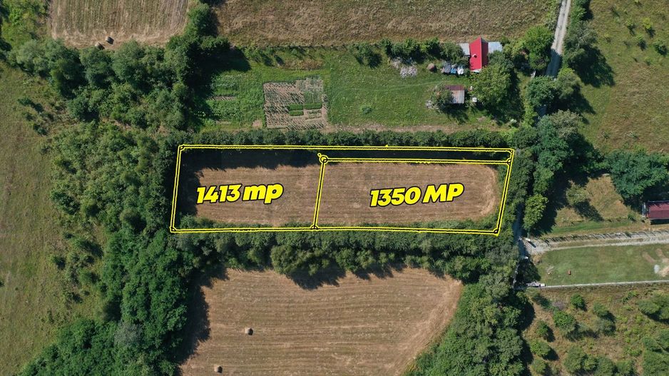 Teren intravilan de vânzare 1350+1413 mp zona Valea Avrigului - Poză 3