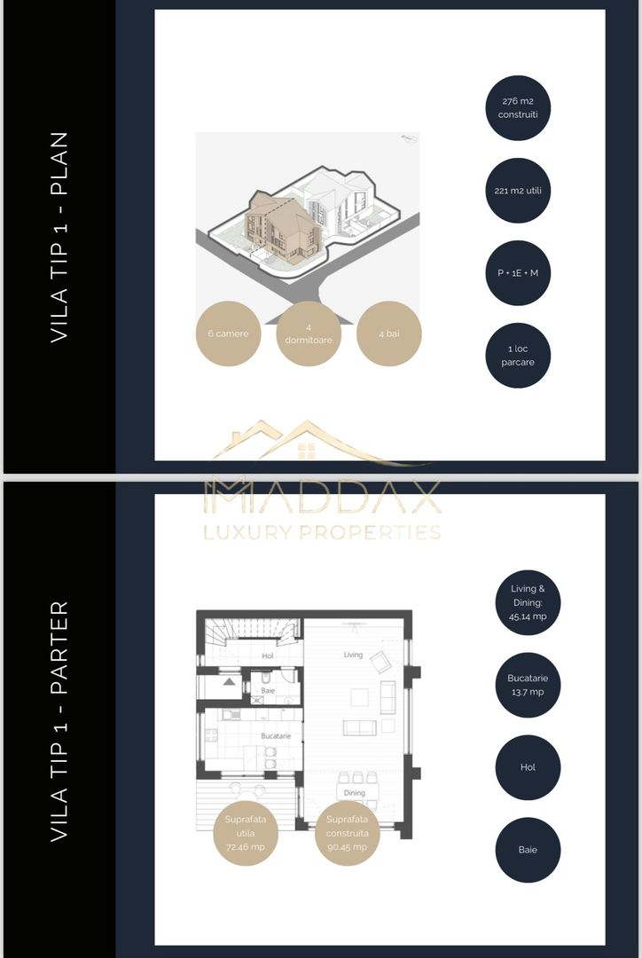 Vila Smart&Green *276mp* First Rent // Pipera-Erou Iancu Nicolae - Schiță 44