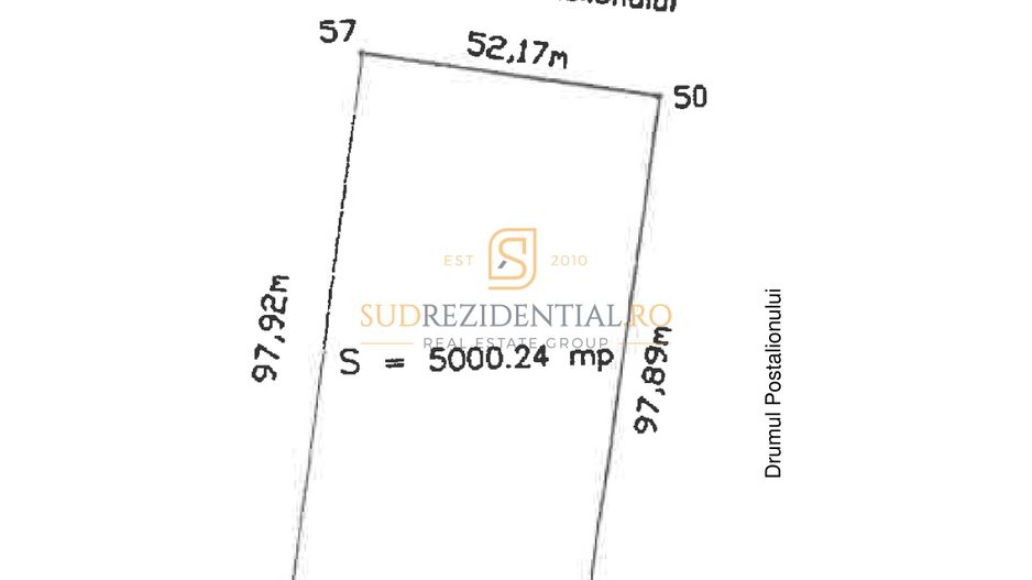 Teren 5.000 mp pe colt | Postalionului – Metalurgiei - Schiță 6