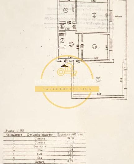 Etaj 3/Apartament 2Camere Decomandat\58mp/Nicolina Belvedere/Bloc din 1984 - Poză 7