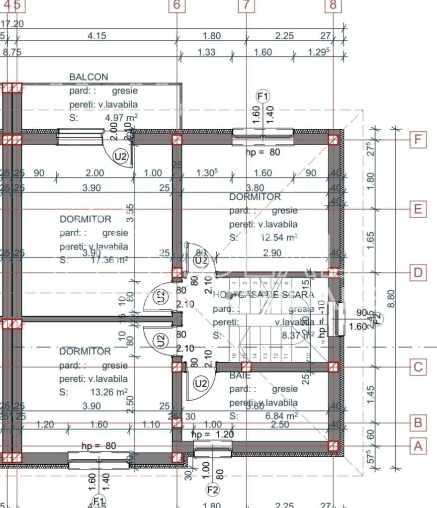 Casa Tip Duplex cu 4 camere in Zona Lidl Selimbar - Comision 0% - Schiță 3