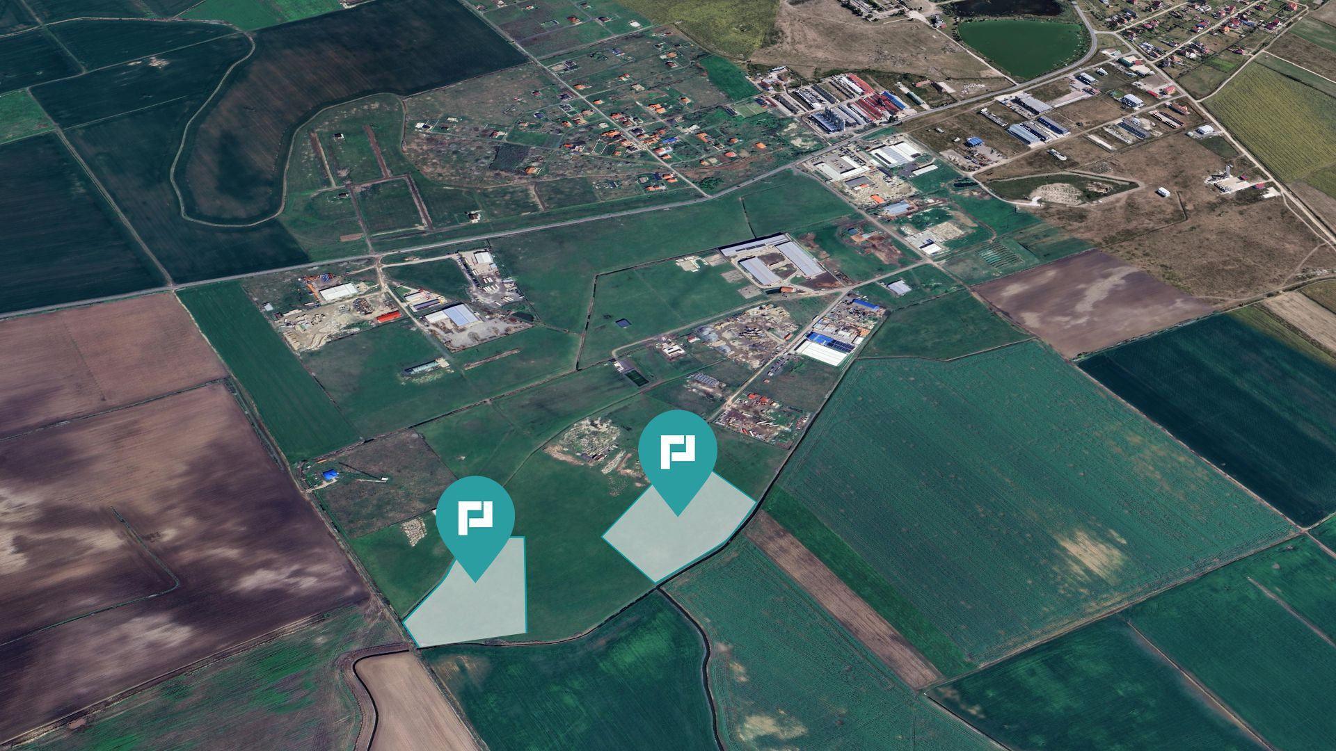 Teren intravilan de 26,606mp Sacalaz - Poză 4