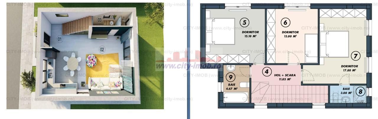 Vanzare Case individuale si  Duplex TUNARI, Ilfov - Poză 33