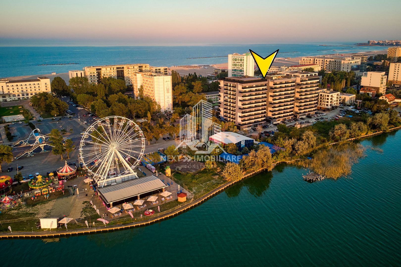 Apartament 3 camere la alb, Mamaia, Lacul Siutghiol - Poză 6