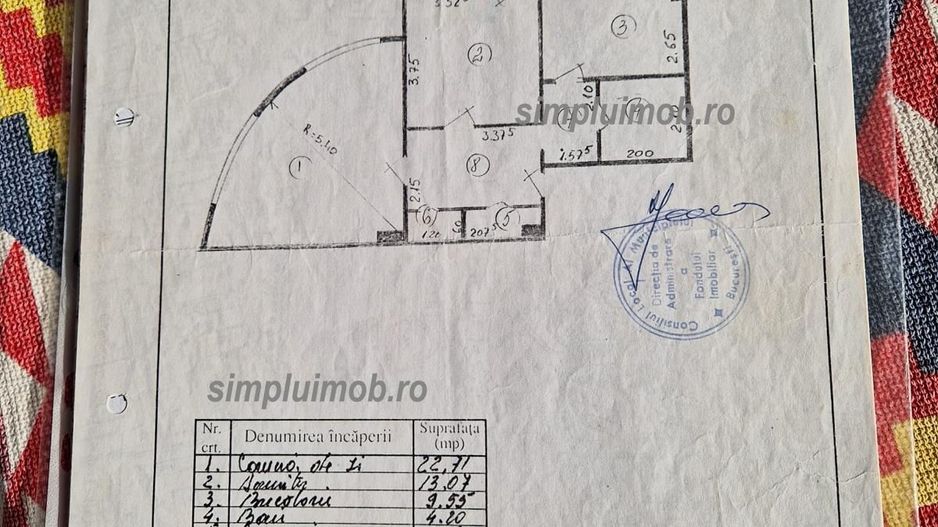 Decomandat 65mp 2 Camere - Rond Alba Iulia - Schiță 11