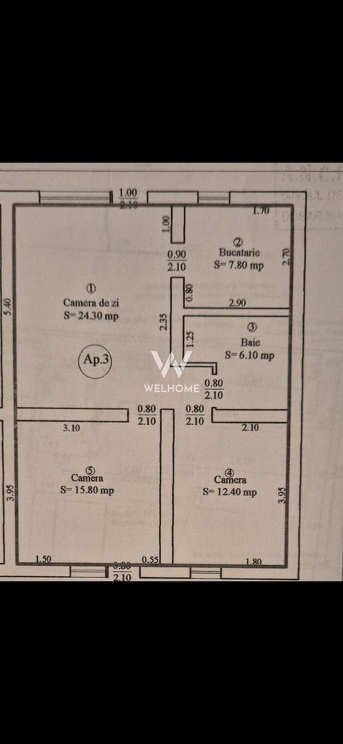 Apartament cu 3 camere si gradina, de vanzare, Arhitectilor, Sibiu - Poză 24