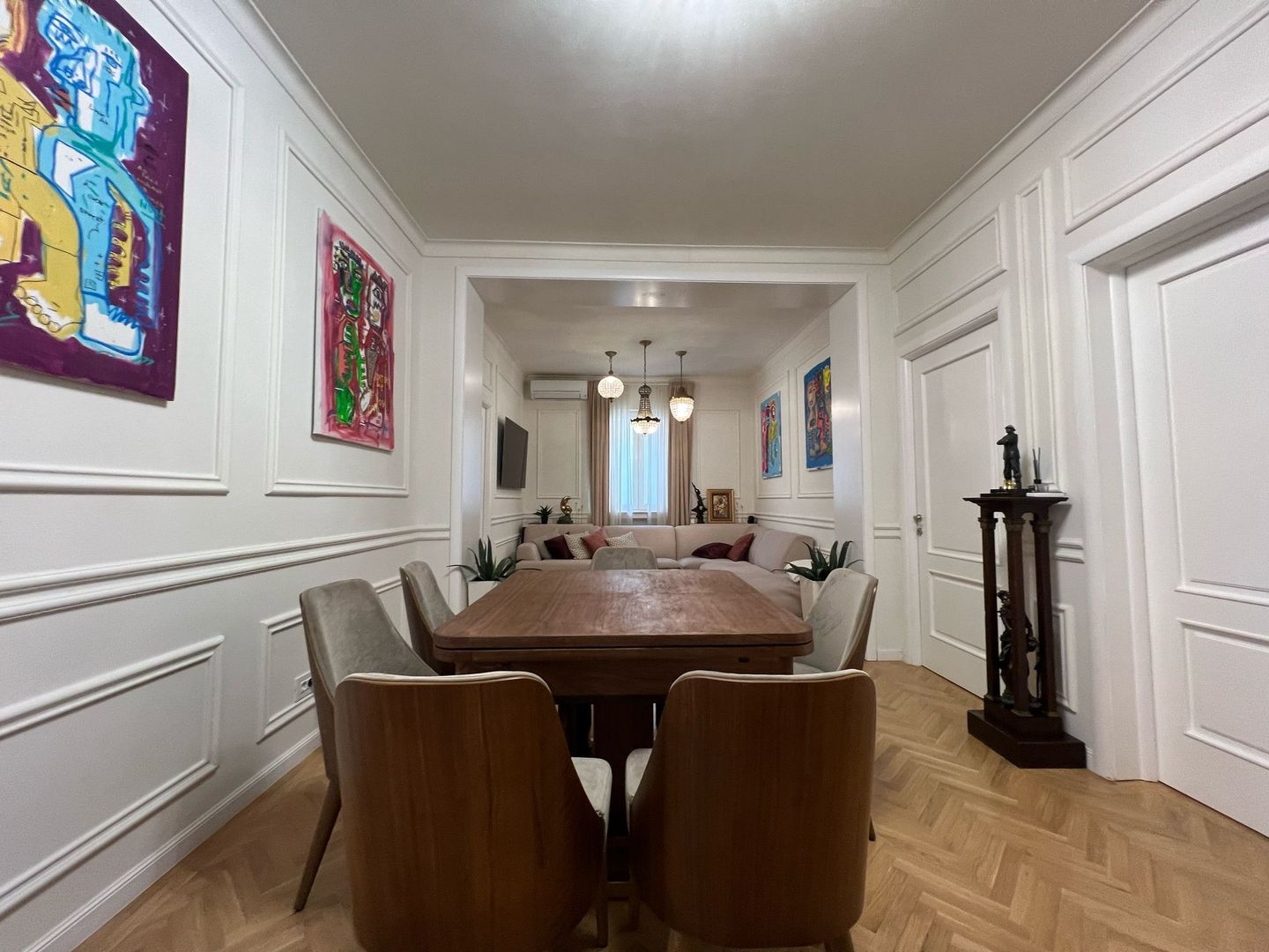 Singur pe etaj: Apartament elegant, 4 camere + birou | Dorobanti - Poză 4