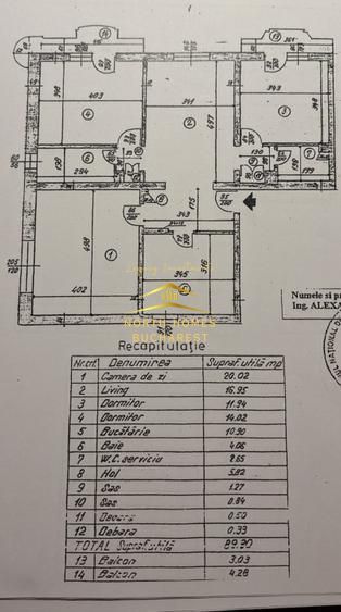 APARTAMENT 4 CAMERE – Doamna Ghica - Centrala Proprie!!! - Poză 9