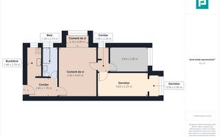 Apartament cu 3 camere,  2 balcoane Calea Șagului - Poză 8