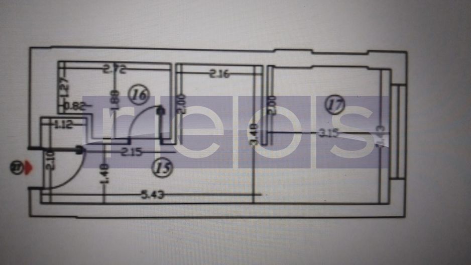 Garsonieră Modernă în Inima Zonei de Business – Aviației (Bloc 2022) - Schiță 8