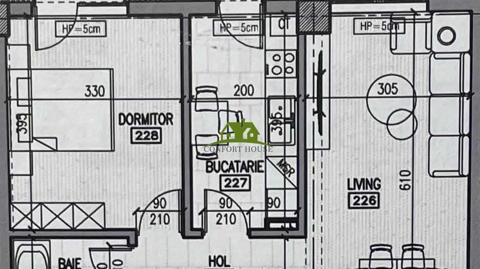 Apartament 2 camere, bloc nou, P+3, Ap.14, Et.2, Bl.6 - CP2462259 - Poză 6