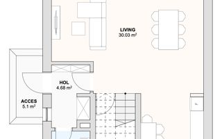 Casa individuala-4 camere |120 mp utili | teren 476mp | Sura Mica - Poză 6