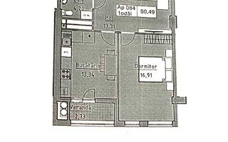 Vânzare apartament, 1 cameră, Cartierul Cluj, strada Ceucari, Râșcani - Poză 2