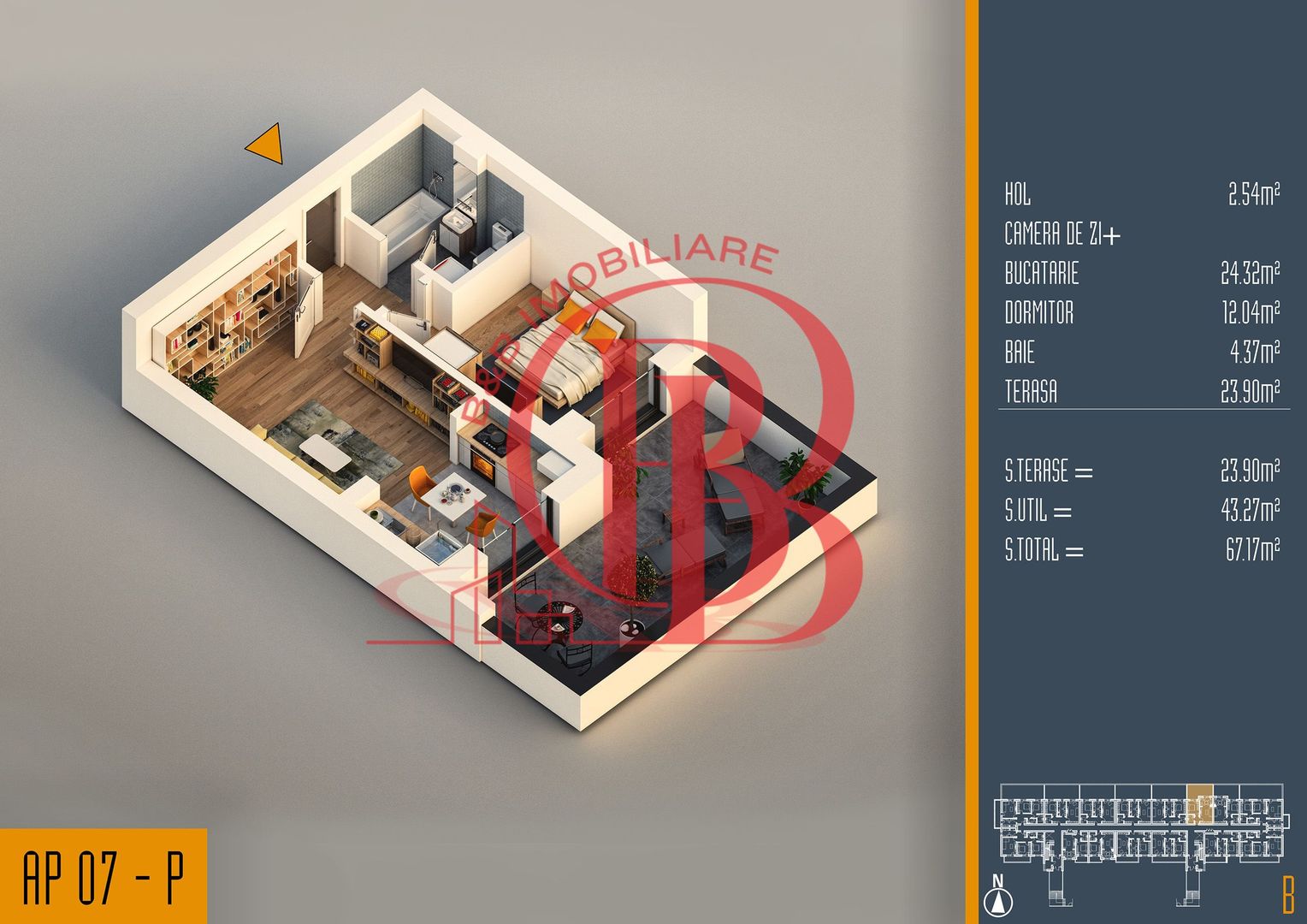 Oferta Lansare 2 camere proiect nou Pallady - Schiță 6