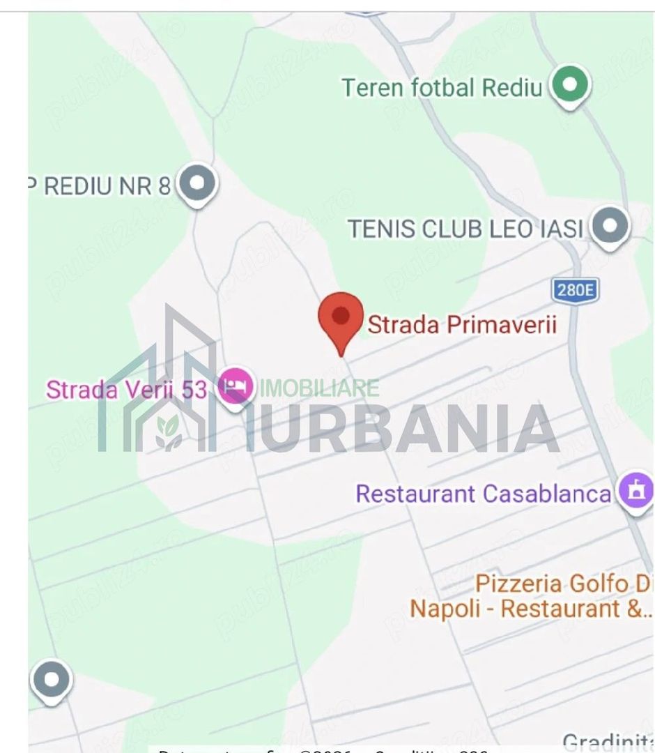 Teren de vânzare în Rediu, Iași, pe Strada Primaverii, lângă complexul de case Don - Poză 1