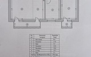 Apartament 3 camere de vanzare – 88.20 mp totali – parcare inclusa - Poză 18