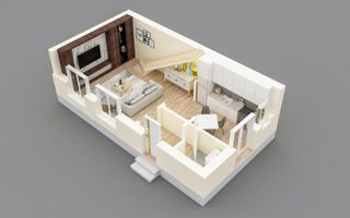 CASA FINALIZATA IN ZONA TRAPEZ/ 5CAM+4 BAI+GRADINA 60MP+TERASA! - Poză 2