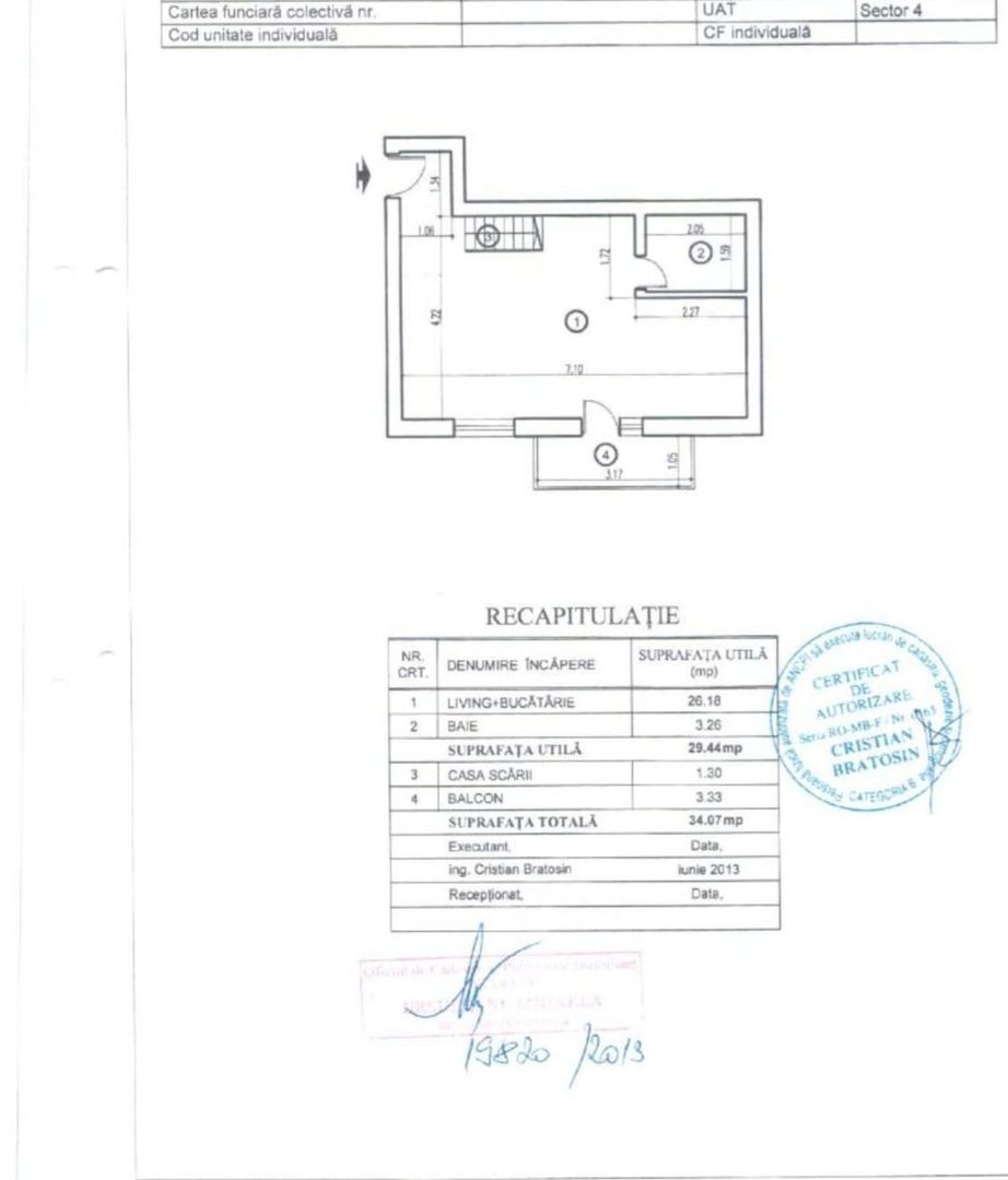 Apartament 3 camere tip duplex Brancoveanu Comision 0% - Poză 22