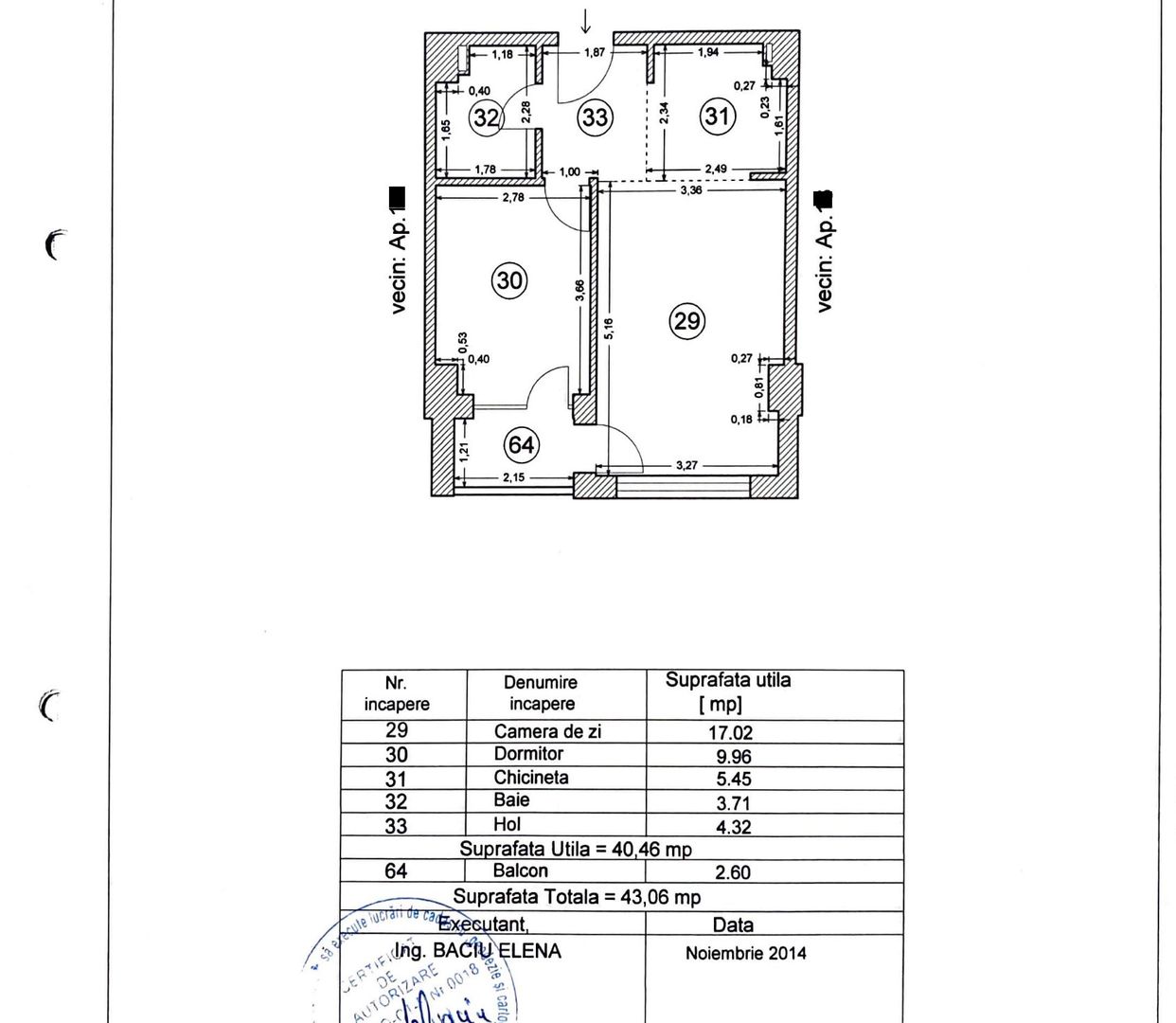 Apartament 2 camere– Campus / Aleea Universității - Parcare Privata - Poză 12