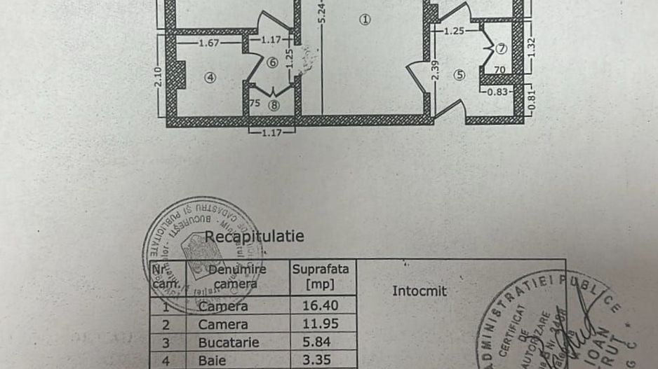2 camere semidec. – Militari, Gorjului–Apusului | 7 min metrou - Schiță 13