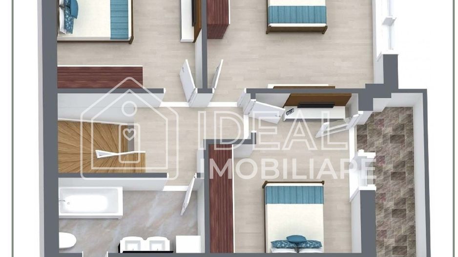 Casa Individduala cu 4 camere si gradina, in Zona Triajului - Schiță 4