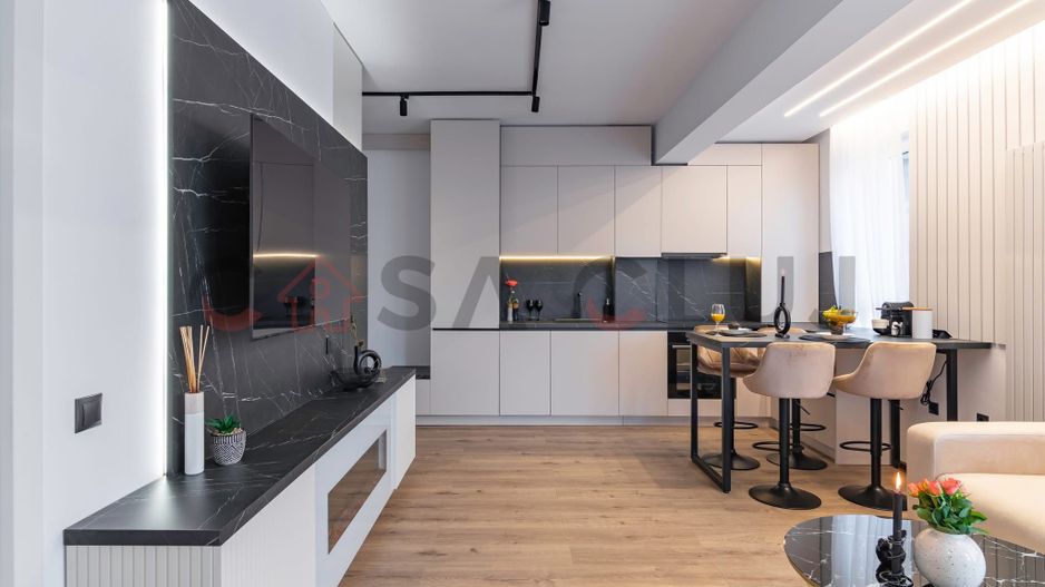 2 camere, centru, bloc nou, parcare subterana - Poză 3