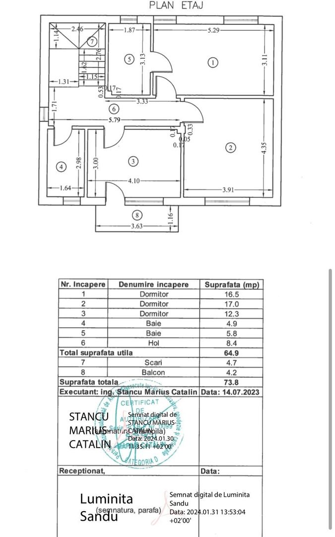 Direct proprietar,  TVA INCLUS! Vila cu placa de beton construita - Poză 11