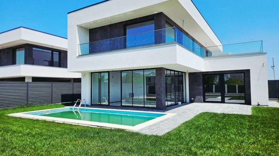 Vila moderna cu piscina Tunari Ilfov-lacul Pasarea - Poză 1