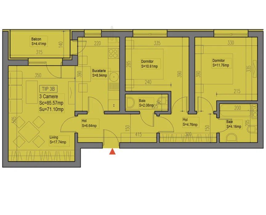 Apartament de LUX 3 CAMERE & 2 BAI |  EXIGENT PLAZA - Poză 7