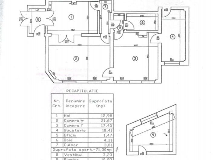 De inchiriat spatiu comercial/ apartament nemobilat in zona Iancului - Poză 11