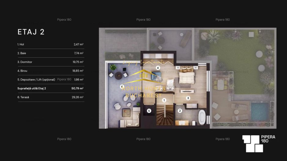 VILE DUPLEX LUX PIPERA | ULTRAMODERNE CU LIFT | 0 COMISION - Poză 22