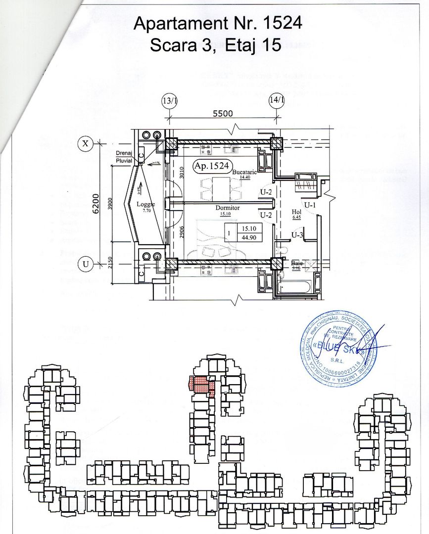 Newton House Grădina Botanică | Etaj 15 | Loggie panoramică 7,7 m² - Poză 2