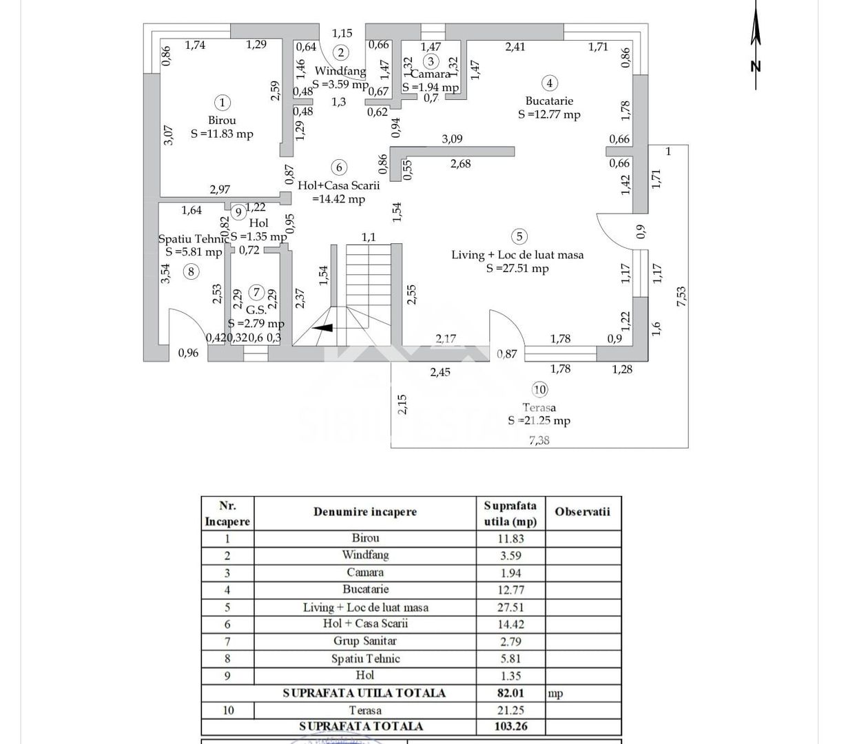 Casa individuala 5 camere, 3 bai, Cristian, Sibiu - Poză 7
