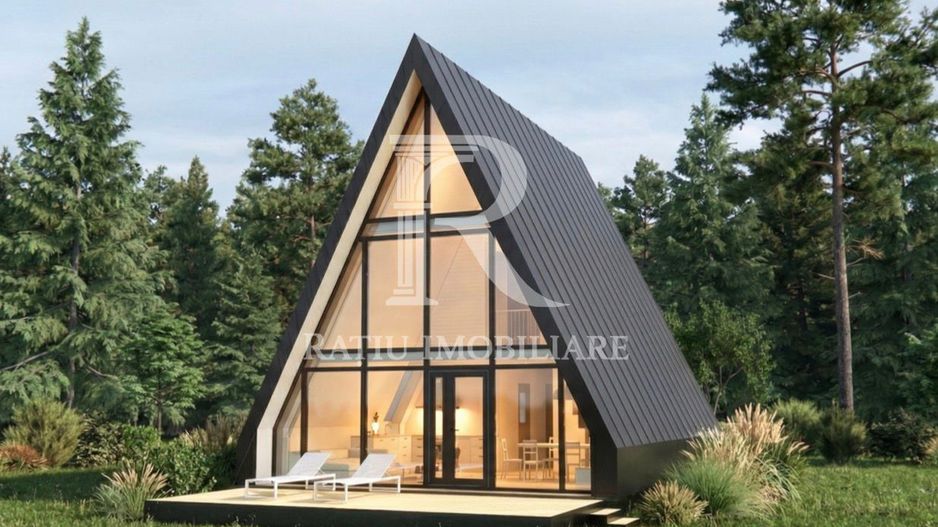 Structură A Frame modernă pentru case premium și Airbnb - 3 cam - Poză 2