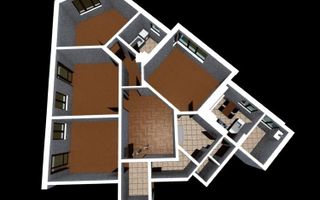 Apartament 5 camere, garaj, 2 boxe subsol, 4/6, bloc interbelic . - Poză 14