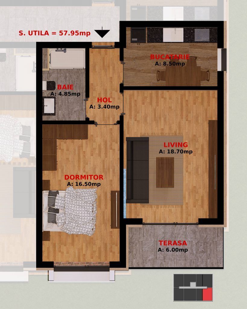 Apartament 2 camere I Pantelimon Dobroesti I Vanzare - Poză 4