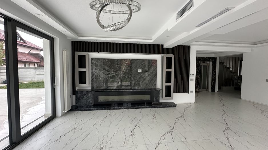 VIla S+P+1+M | Teren de 1000mp | Lift Interior | Finisata Complet - Poză 9