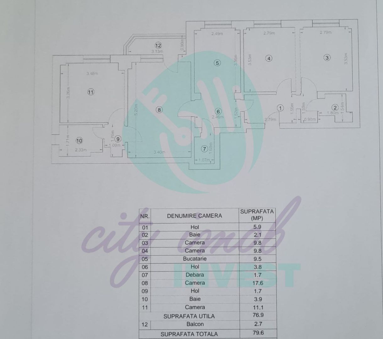 4 camere renovat | Militari – Apusului | Centrală, mobilat - Poză 4