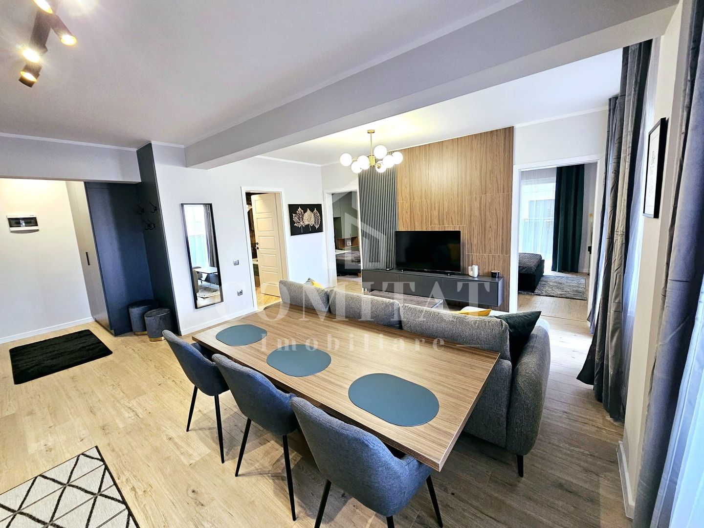 Apartament ultrafinisat | 3 camere | Cartier Terra - Poză 4