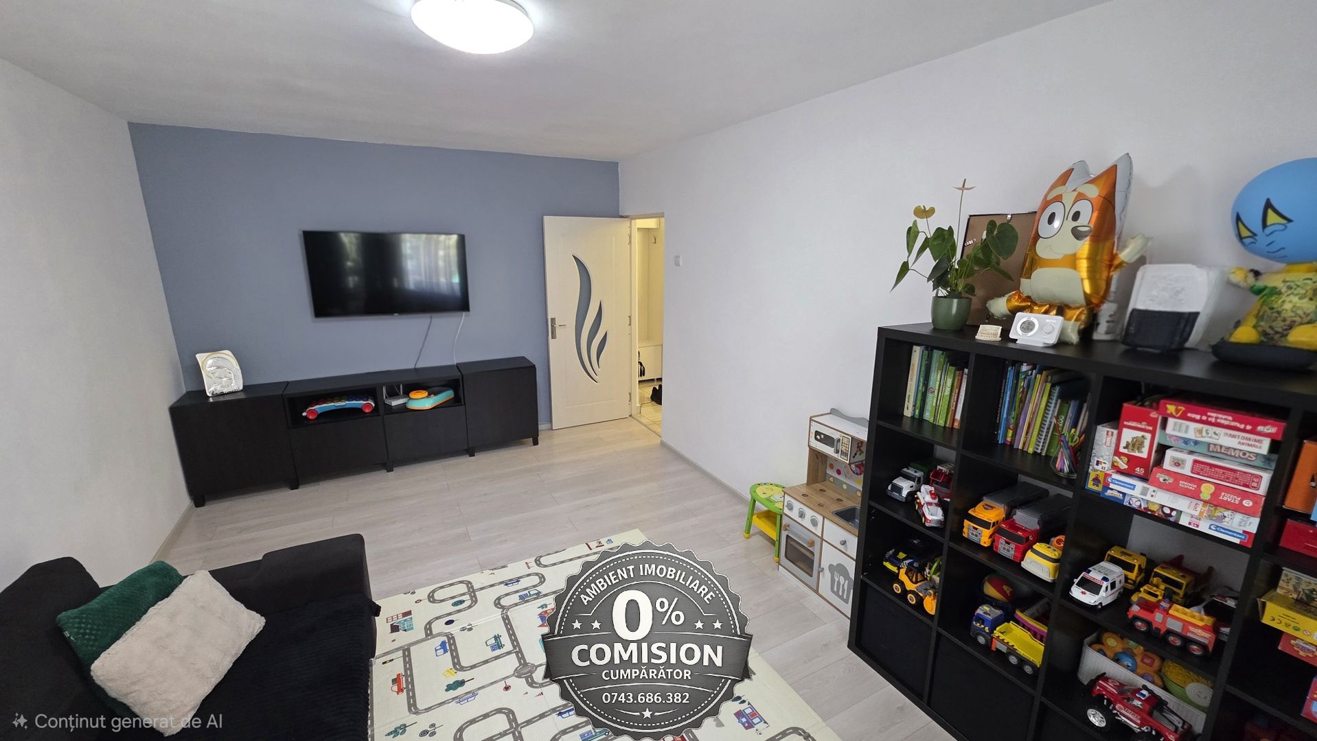 Apartament cu 2 camere, ETAJ 2, mobilat și utilat, VASLUI - zona CRUCEA GĂRII; - Poză 4