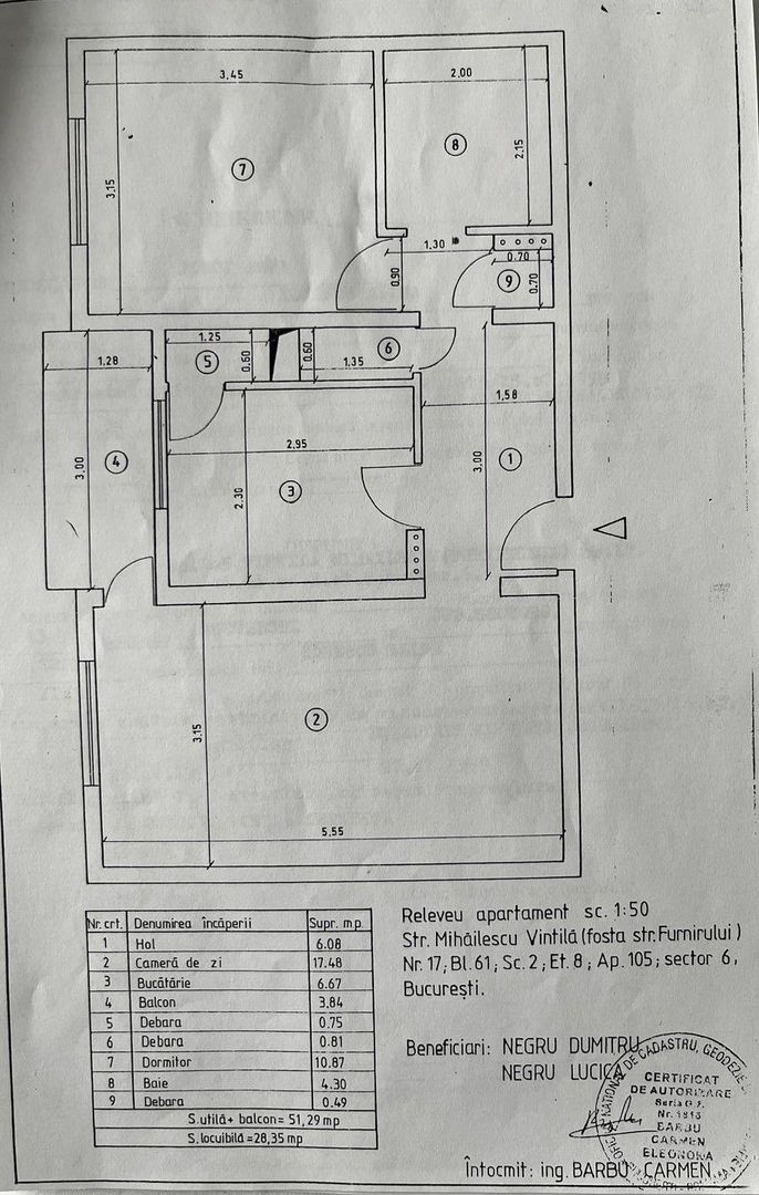 COMISION 0% - Apartament 2 camere Crangasi  I 7 minute Metrou I Constructorilor - Poză 7