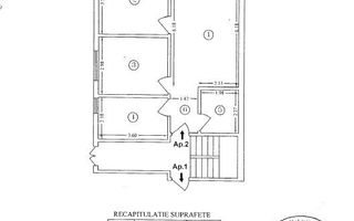 Vanzare apartament 3 camere 61m2 si curte 58m2 Bucurestii Noi - Poză 10