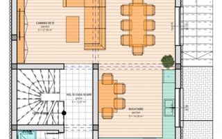 Casă premium D+P+E | Mobilată complet | Teren 634 mp | Cisnadioara - Schiță 16