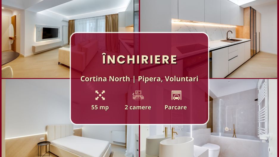 Cortina North || 2 camere || Finisaje de lux || Parcare || Comision 0% - Poză 2