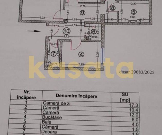 3 camere I Lacul Tei I decomandat I etaj 3 I 69mp I mobilat si utilat - Poză 19
