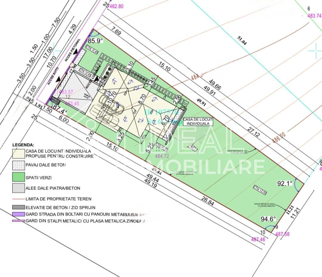Casa Individuala cu 4 camere si 700 mp teren, in Tocile - Schiță 11